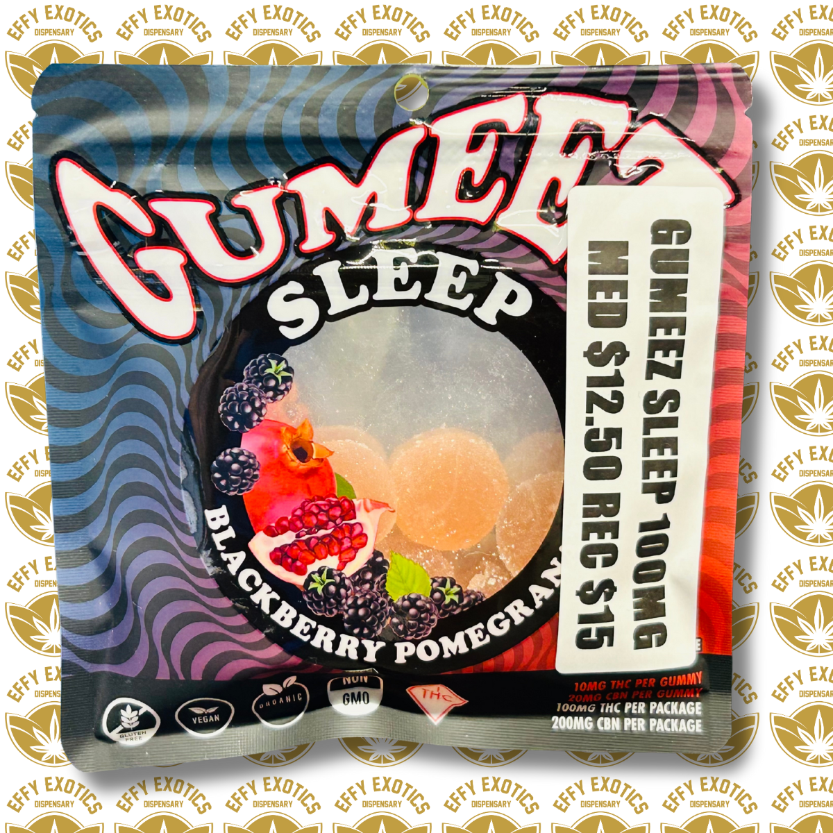 Photograph of product: GUMMEZ - SLEEP | 2:1 | CBN/TH-oui - 100mg