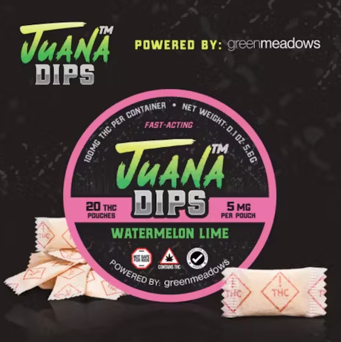 Photograph of product: Watermelon Lime (H) 100mg Fast Acting Pouches