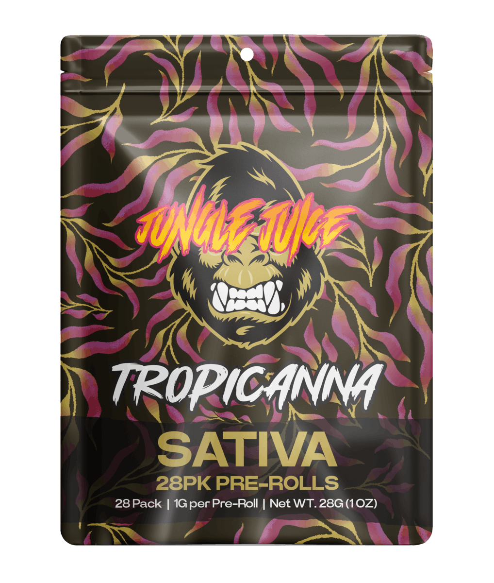 Photograph of product: Junge Juice - Tropicana - 28 pack - 1g Pre-Roll