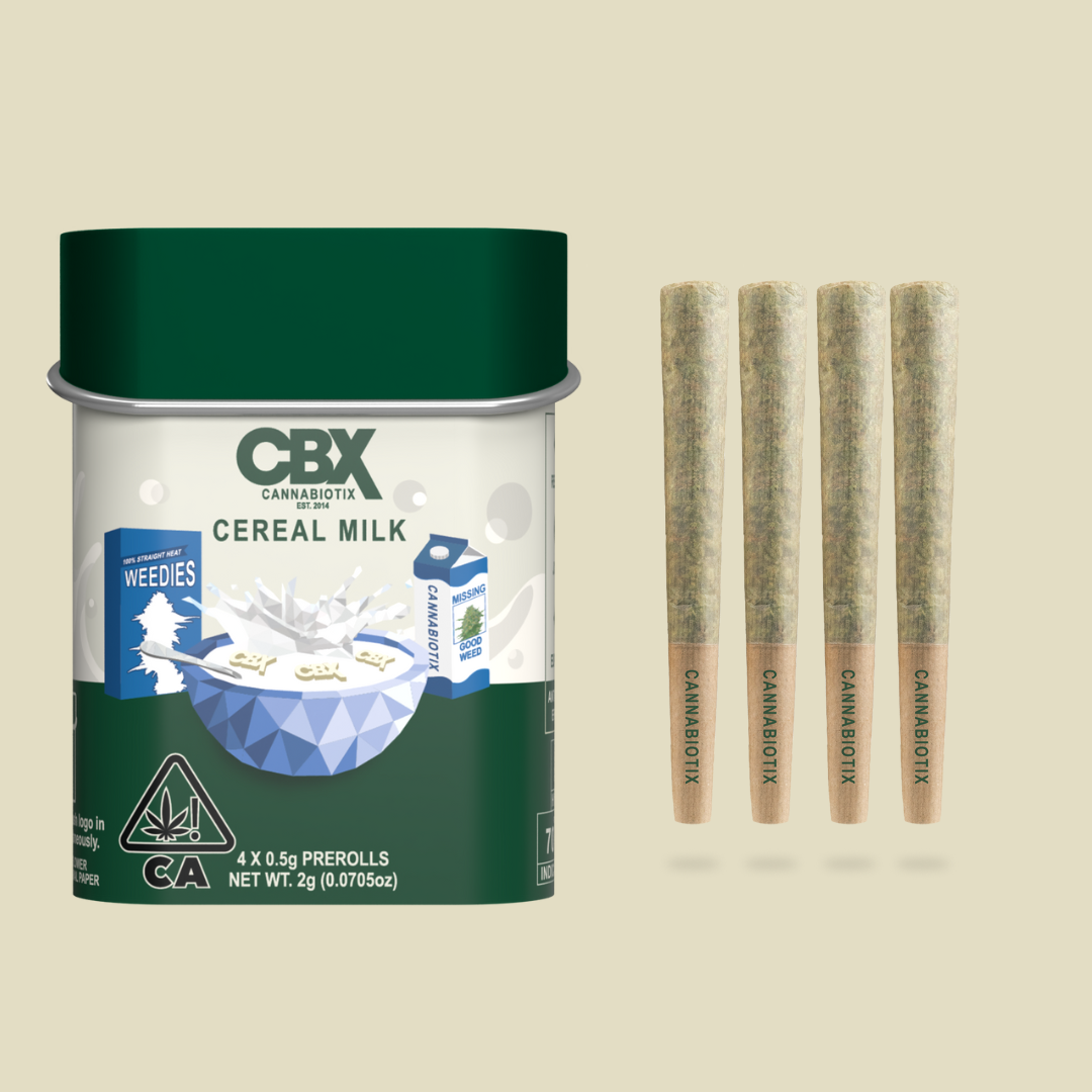 Photograph of product: Cannabiotix - Cereal Milk (Hybrid) 4pk Preroll