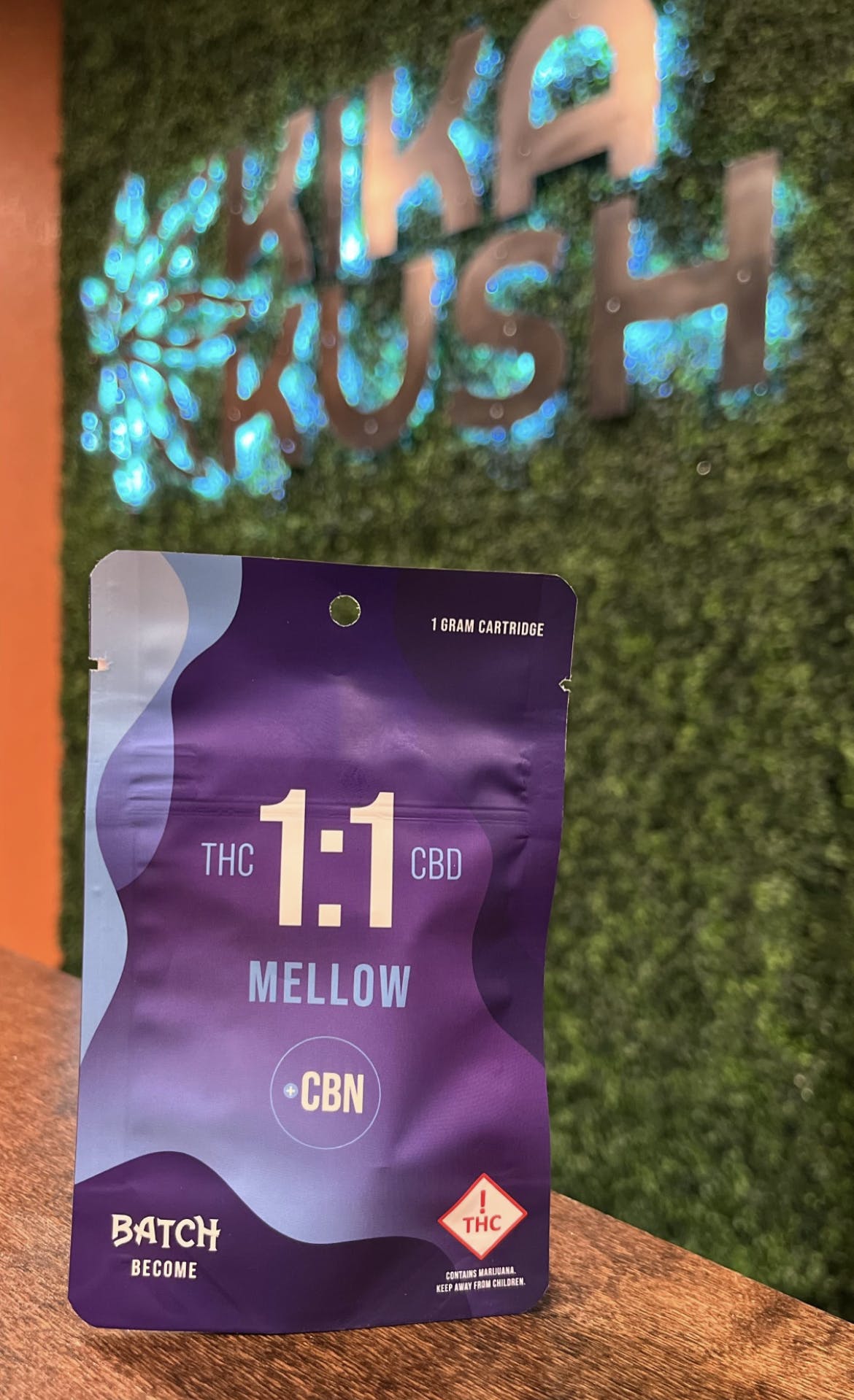 Photograph of product: Batch - Become Cartridge 1:1 - Mellow - 1000mg