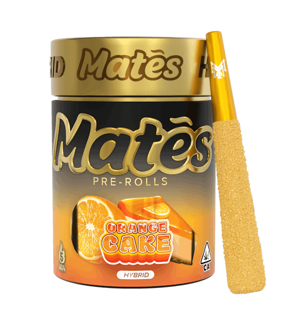 Photograph of product: Orange Cake Mates Pre-Rolls