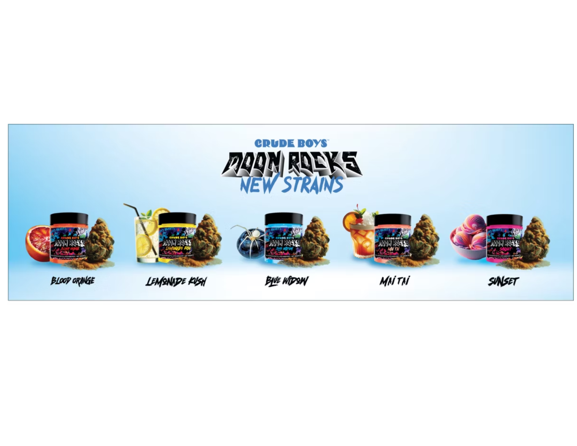 Photograph of product: Crude Boys Moon Rocks - Lemonade Kush - 3.5g