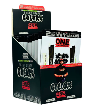 Photograph of product: Colors Organic Sheet Wraps - One Hundred