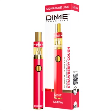 Photograph of product: Dime Industries | Strawberry Cough All-In-One | 1g