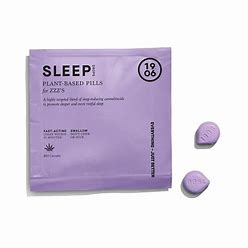 Photograph of product: 1906 Fast Acting Pills | 2 pack 1:5 TH-oui:CBD (5mg) | Sleep