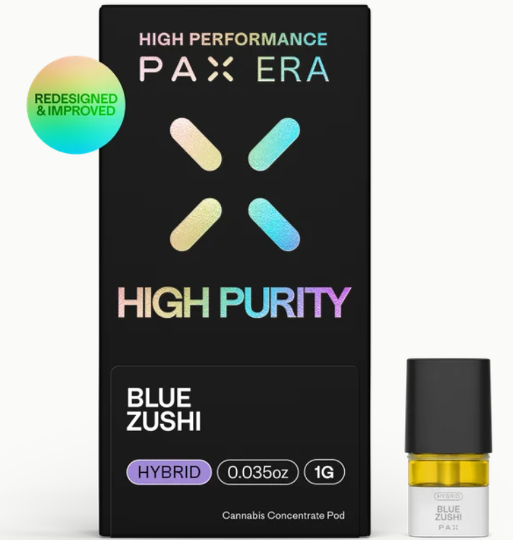 Photograph of product: Blue Zushi | 1g | High Purity Distillate | Pod | PAX