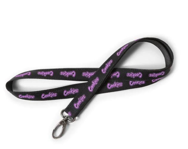 Photograph of product: Cookies - Original Mint 18" Large - Lanyard - Black/Purple