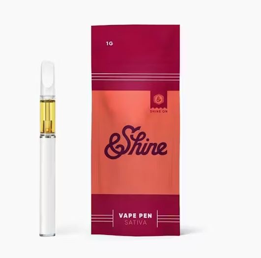 Photograph of product: Disposable Pen Green Crack (&Shine) | 1000mg