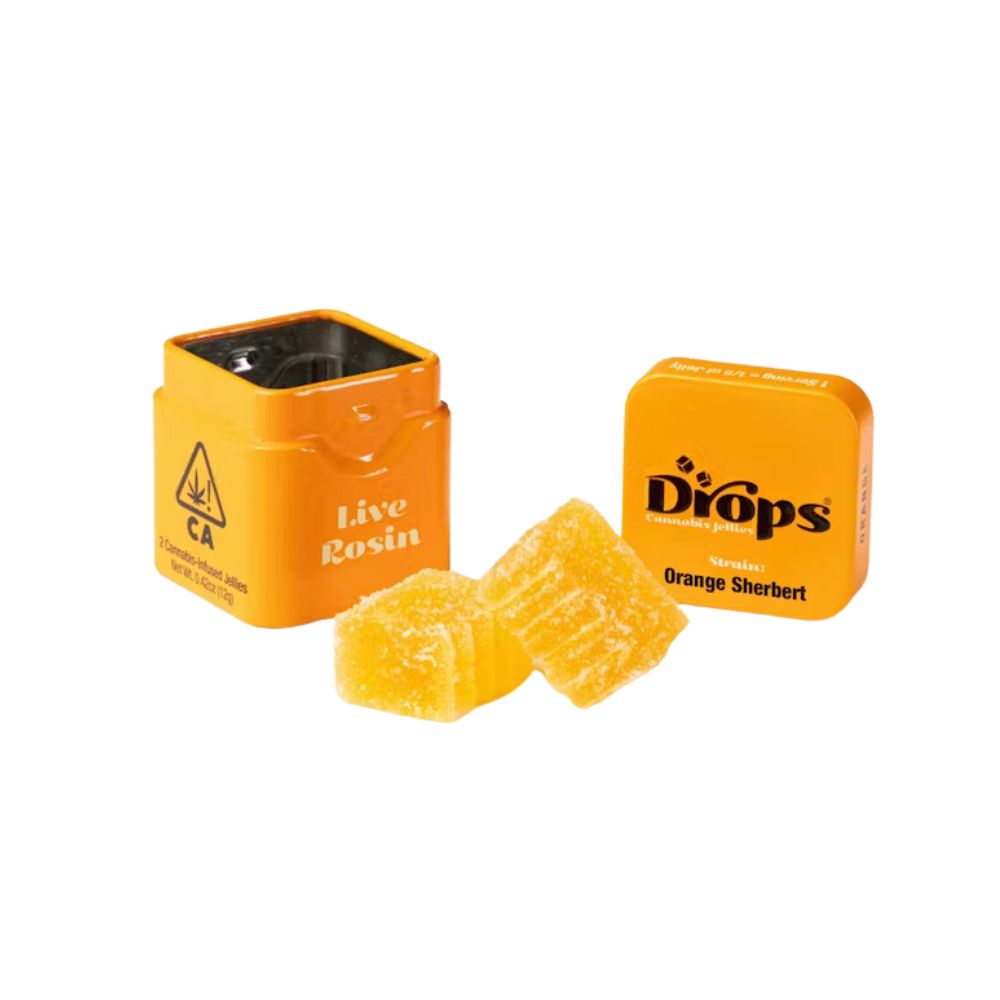 Photograph of product: ORANGE DROPS - CREATIVE 100MG (2PC) - DROPS