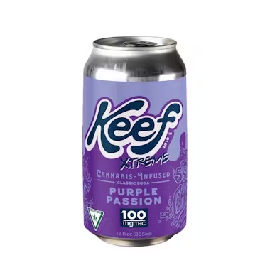 Photograph of product: Keef Purple Passion Edible Soda 100mg