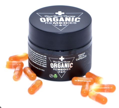 Photograph of product: Afgooey | 100mg RSO Capsules | 10pk