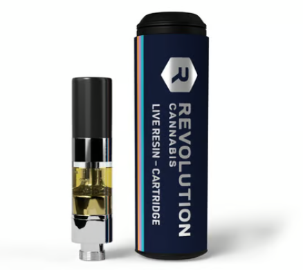 Photograph of product: Revolution - Live Resin Vape Cart - Mountain Breeze