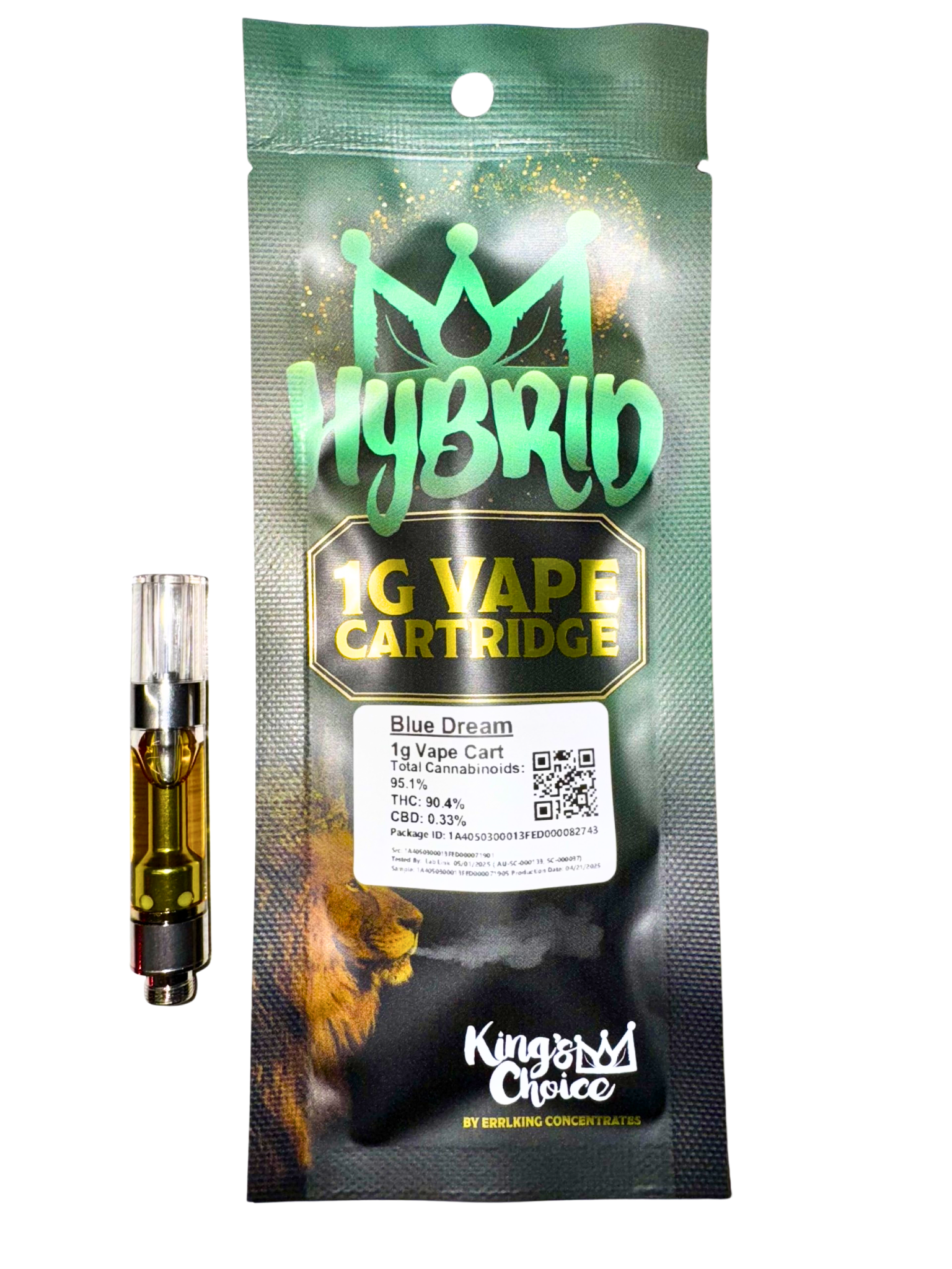 Photograph of product: Blue Dream 510 Vape Cart