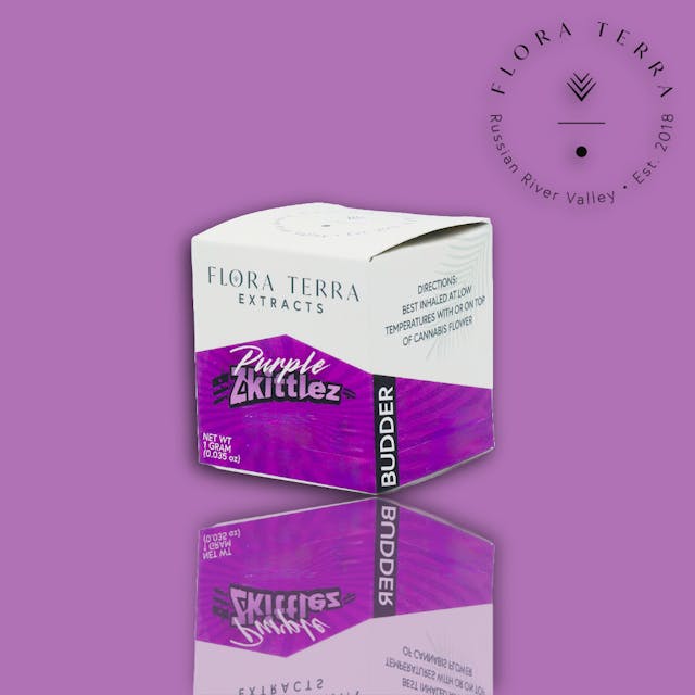 Photograph of product: Purple Zkittlez Budder 1g - Full Gram Budder