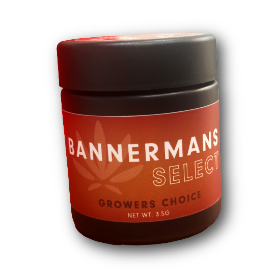 Photograph of product: Bannermans Batch | Mega Squirt | Select Whole Flower - 3.5g