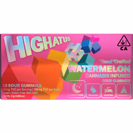 Photograph of product: Highatus | Watermelon Sour Gummy