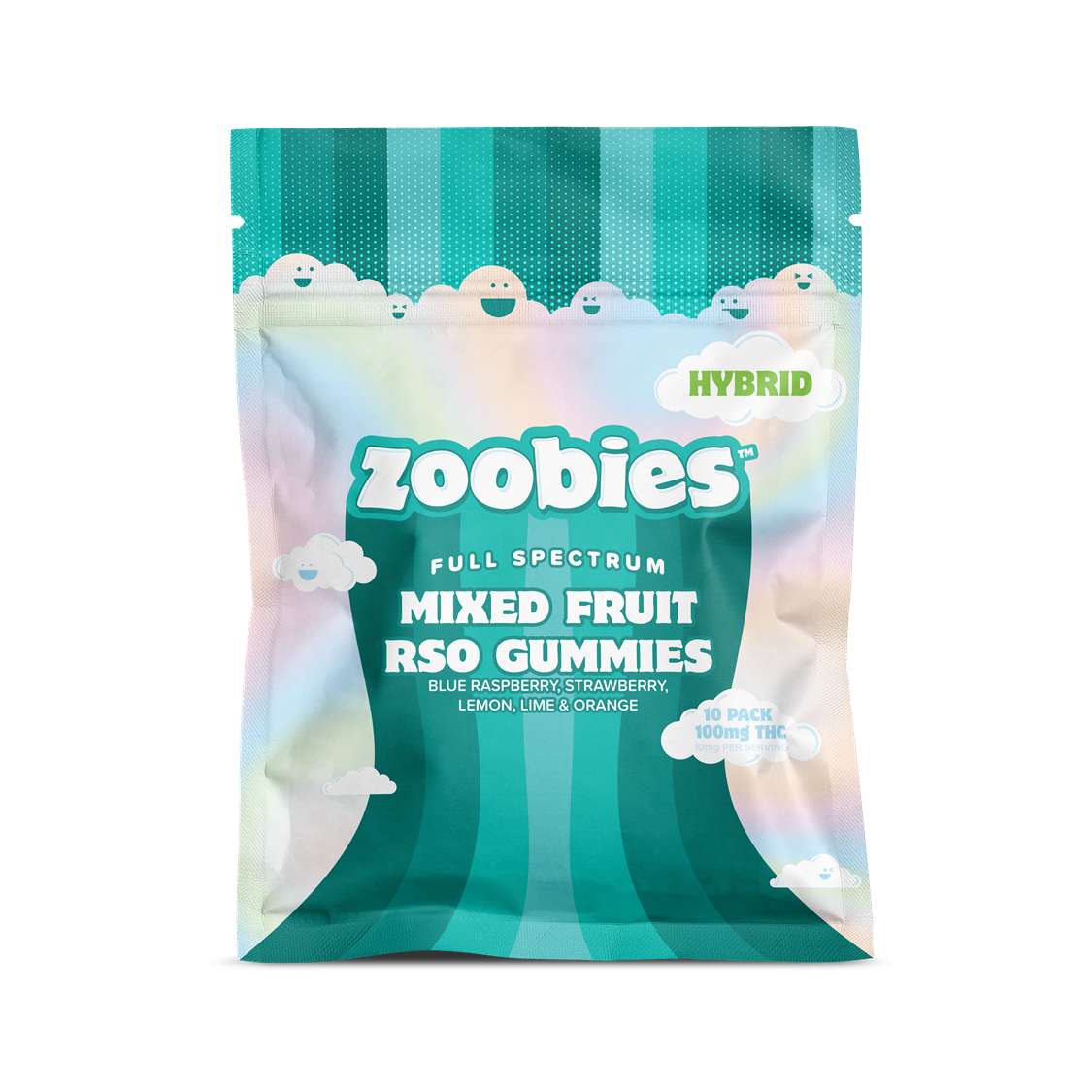 Photograph of product: Gummies | Mixed Fruit RSO | 10 pk
