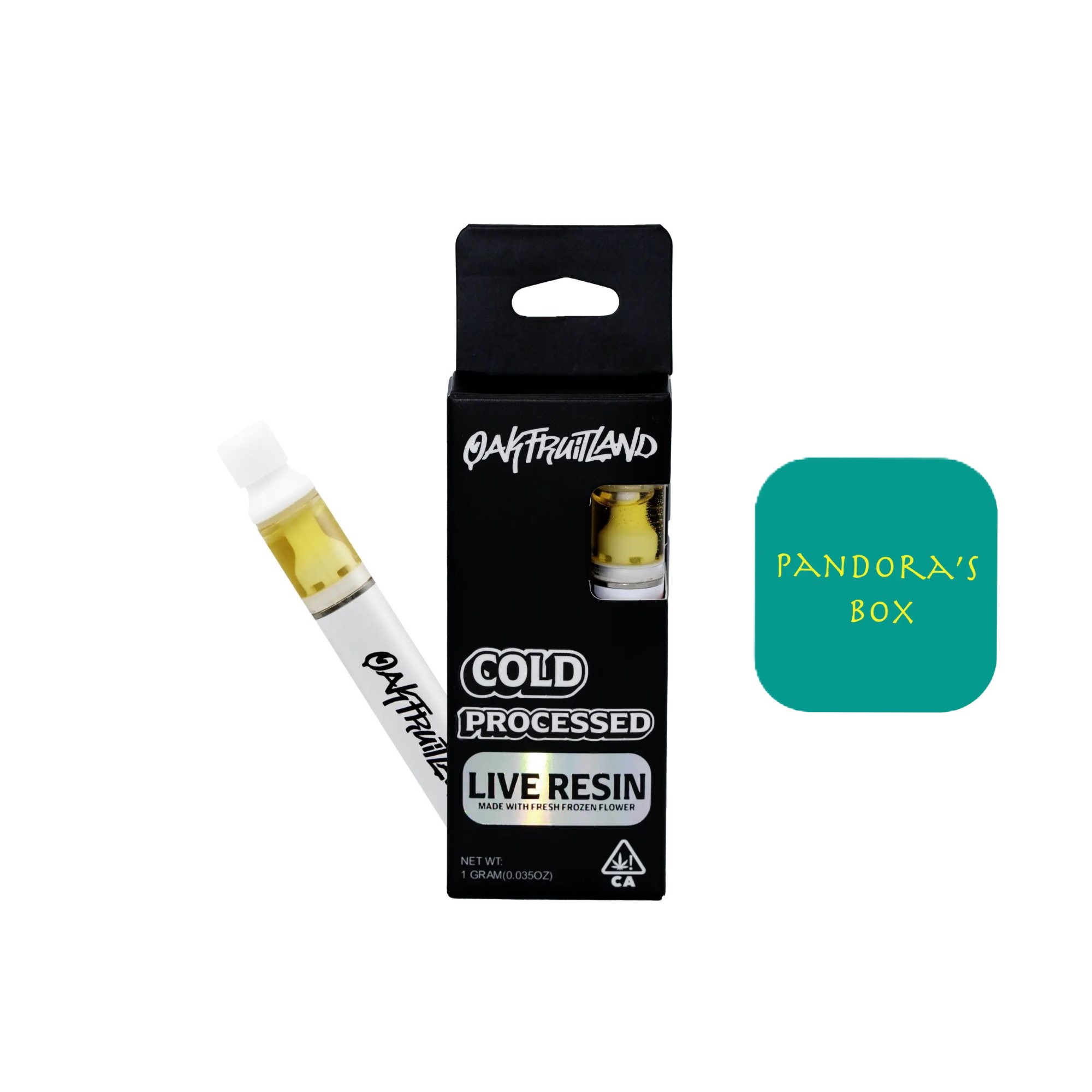 Photograph of product: PANDORA'S BOX 1G LIVE RESIN ALL IN ONE