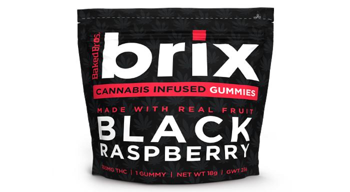 Photograph of product: BRIX BLACKBERRY RASPBERRY 100MG