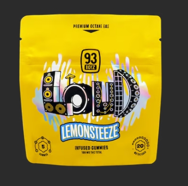 Photograph of product: AZ 93 Boyz LOUD Gummies - Lemonsteeze 100mg (5pk)