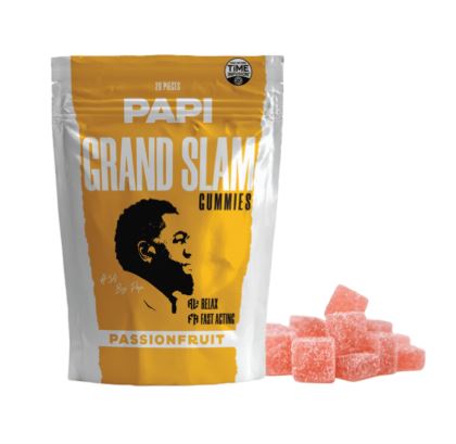 Photograph of product: Papi Passionfruit (1:1) (THC:CBN) (Fast Acting Rosin) | 100mg Gummies
