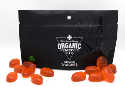 Photograph of product: Pomegranate - Stracciatella | 25mg Live Resin Troche | 15pk