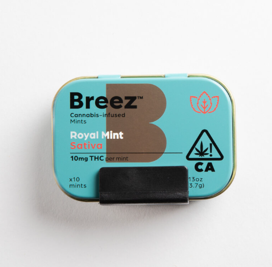 Photograph of product: Oui'd ROYAL MINT - 100 MG - 10 PACK