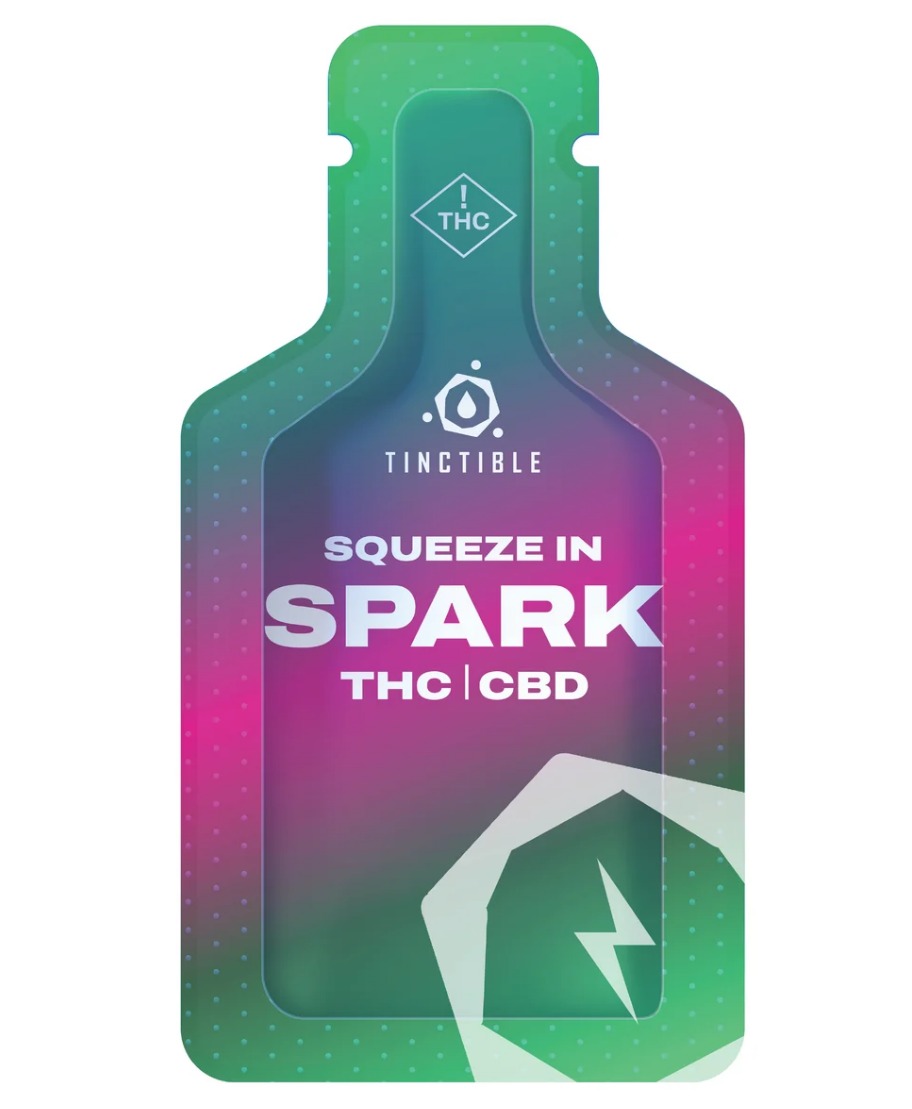 Photograph of product: Spark Watermelon Squeeze Gel 1:1 TH-oui:CBD 110mg -11pk