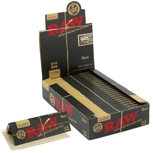 Photograph of product: Raw classic black 1 1/4