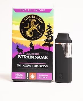 Photograph of product: Kaprikorn 1g LR AIO Cart]Cap Junky