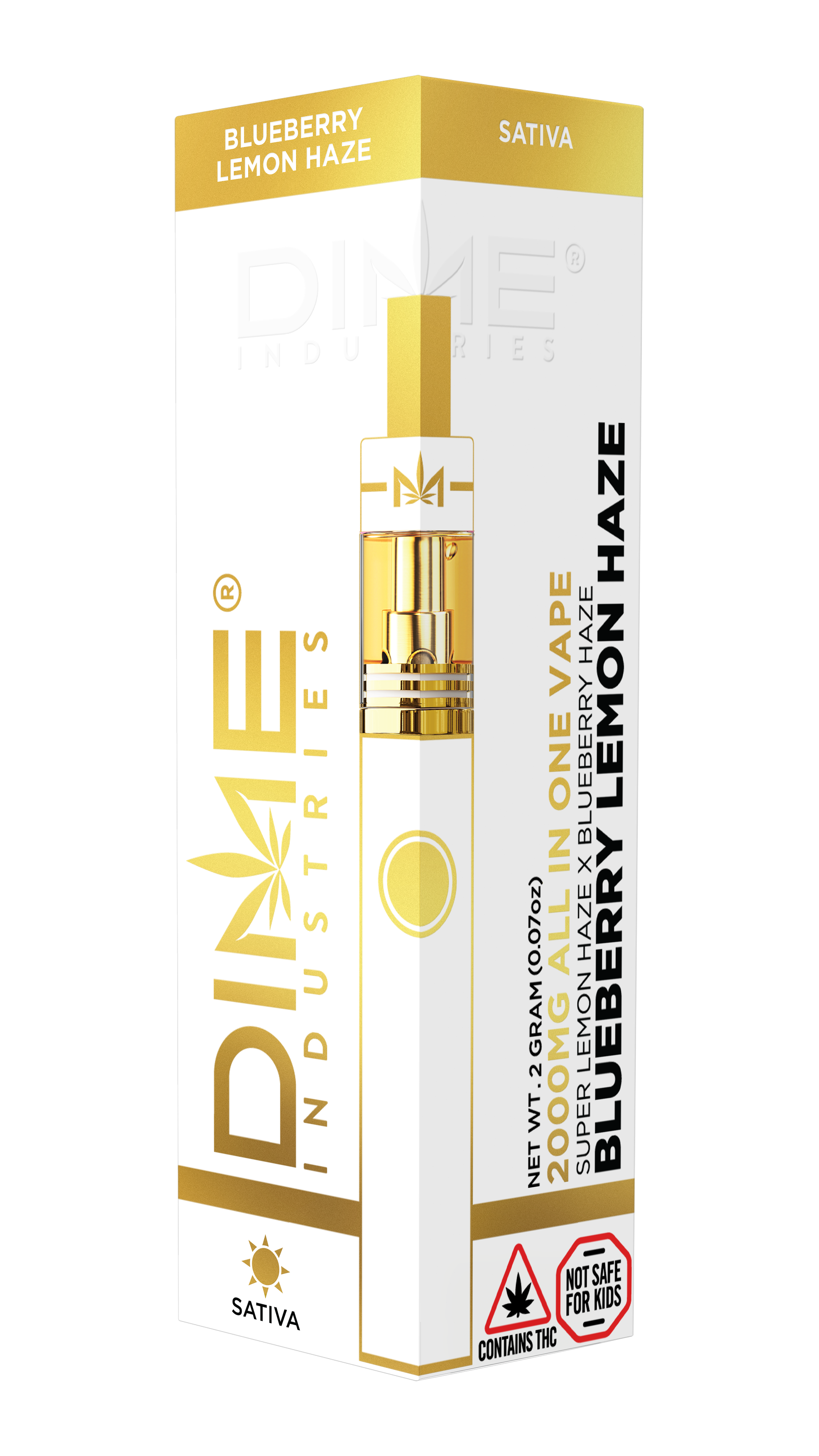 Photograph of product: Dime | Blueberry Lemon Haze All-In-One 2g
