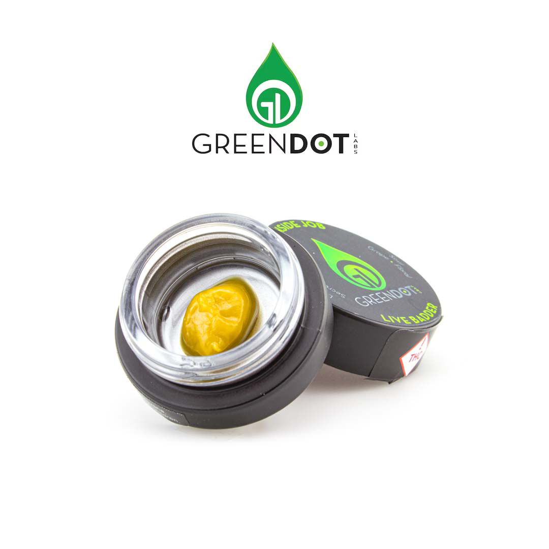 Photograph of product: Bicycle Day (H) - Black Label Badder - Green Dot Labs