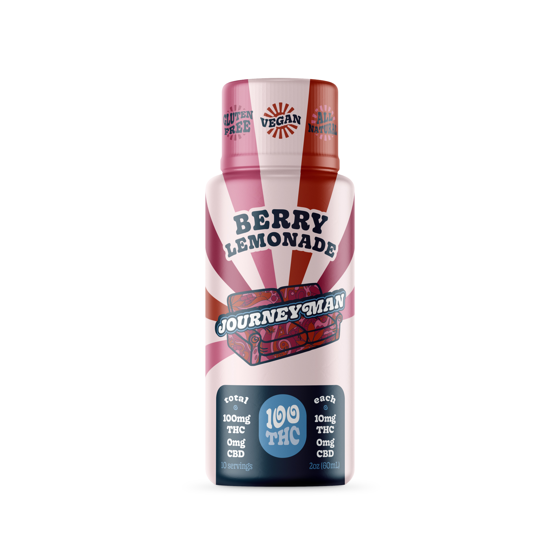 Photograph of product: Journeyman - Berry Lemonade Shot 100mg TH-oui - 64g - DOH