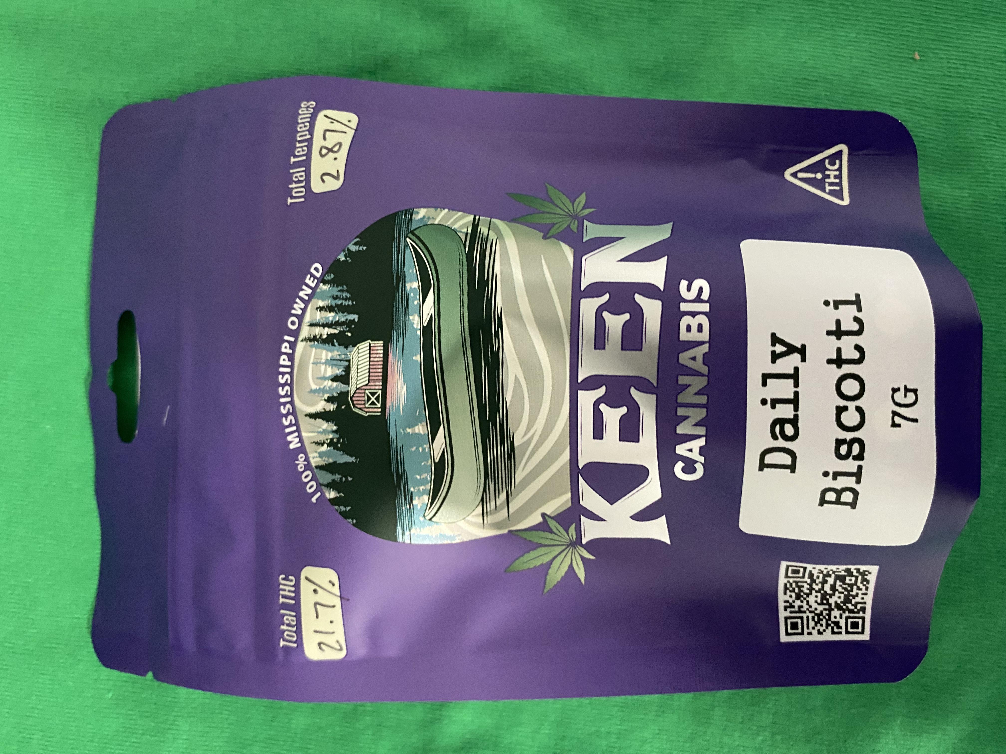 Photograph of product: Keen Oui'd- Daily Biscotti (H) - 7g