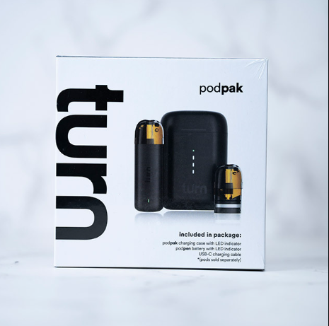 Photograph of product: BLACK PODPAK WITH CHARGER