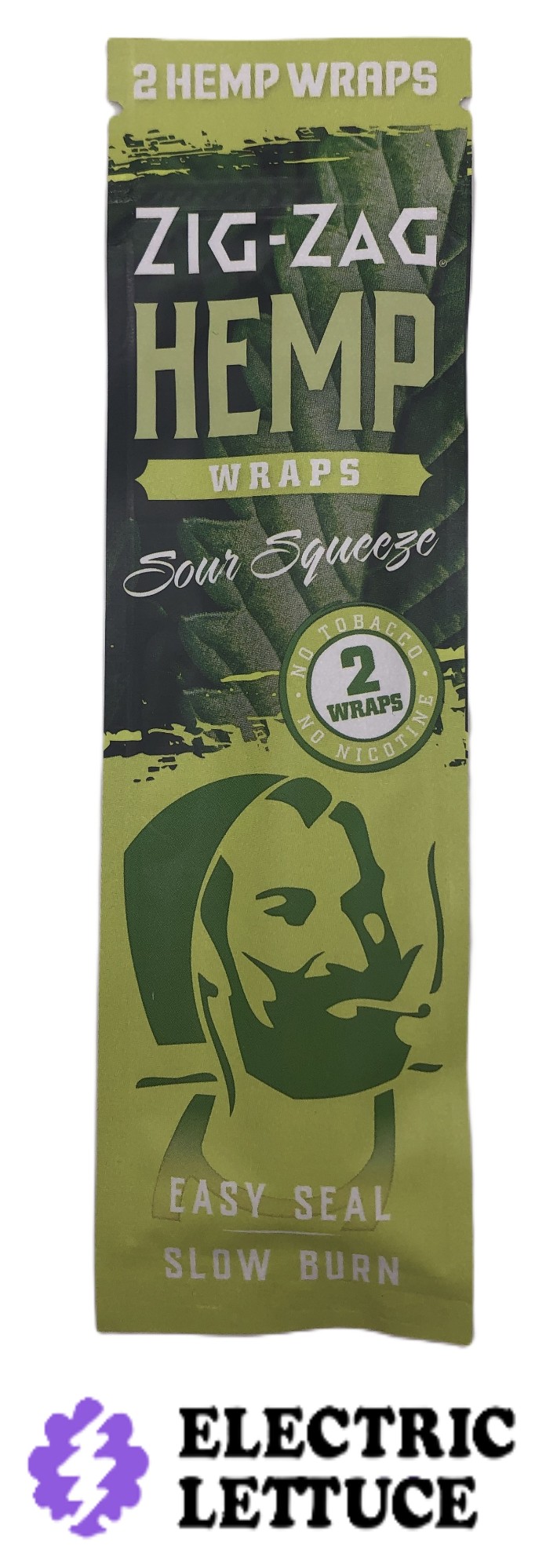 Photograph of product: Zig-Zag Hemp Sour Squeeze Wraps 2pk
