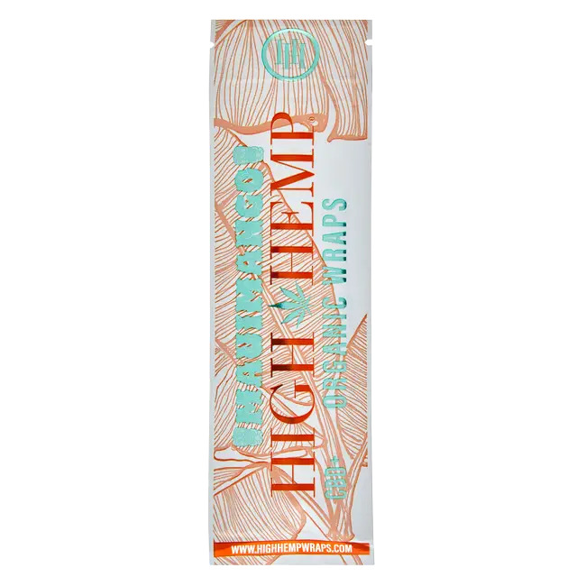 Photograph of product: High Hemp Wraps - Mango - 2ct