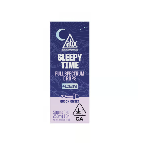 Photograph of product: ABX | Sleepy Time Full Spectrum Drops | 2:1 TH-oui:CBN