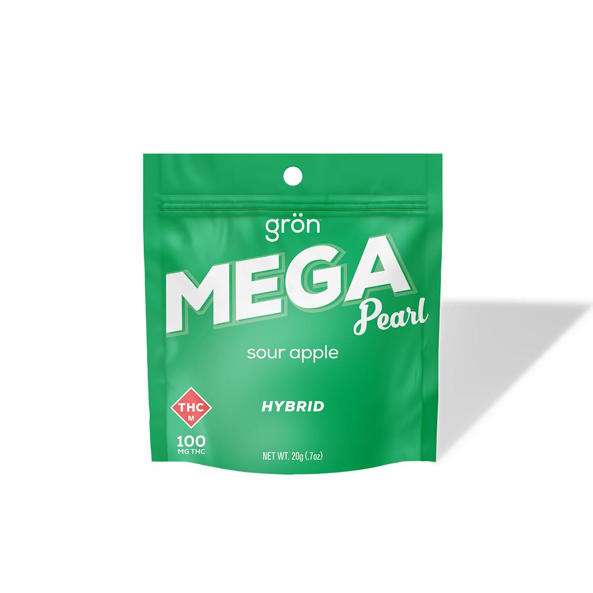 Photograph of product: Sour Apple Mega Pearl | 100mg - 