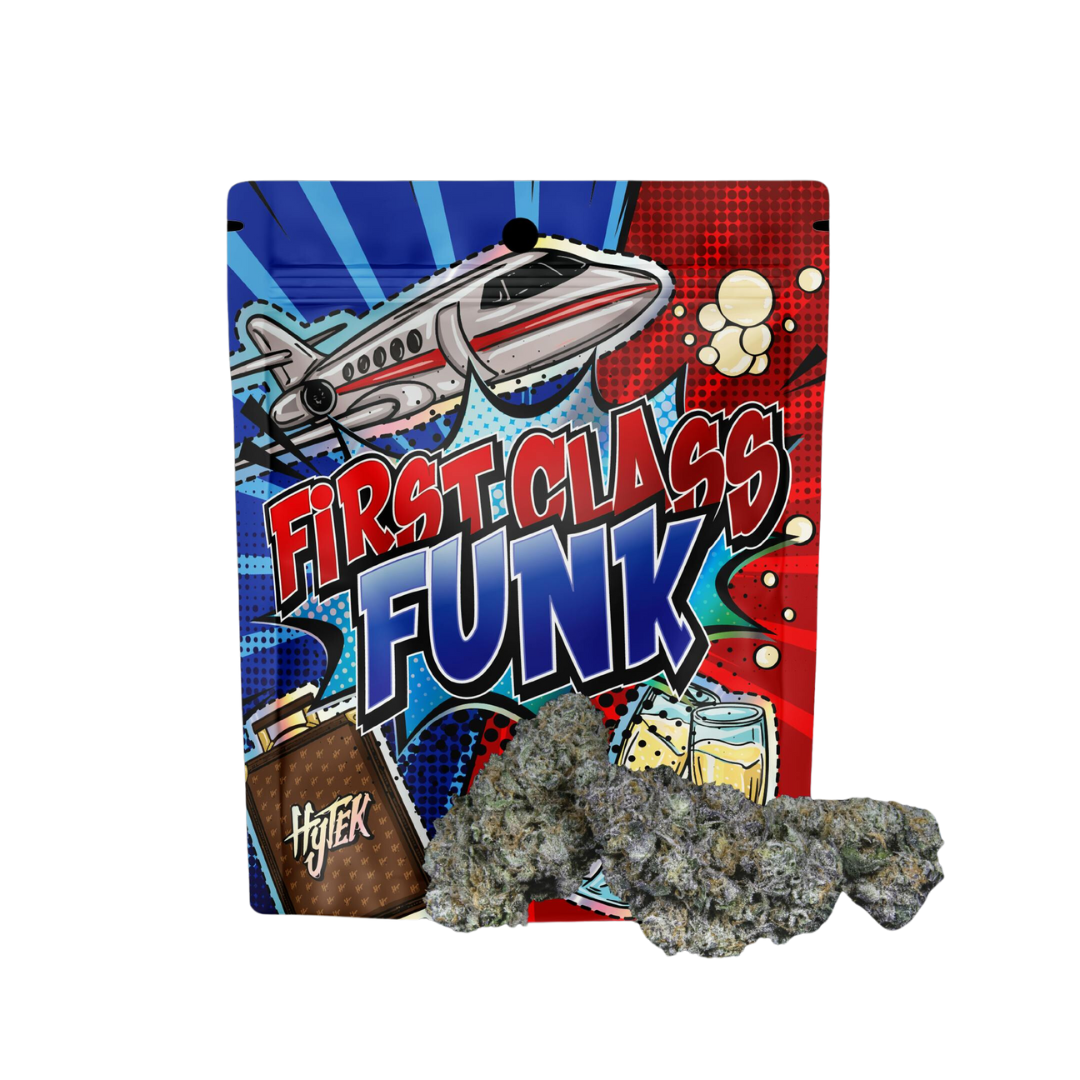 Photograph of product: Hytek | First Class Funk Prepackaged Flower | 3.5g