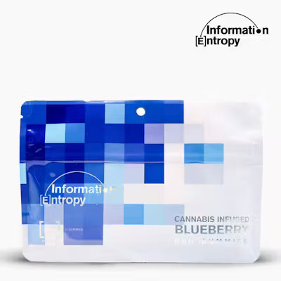 Photograph of product: Information Entropy - 200mg RSO Gummies (3mg TH-ouiV) - Blueberry