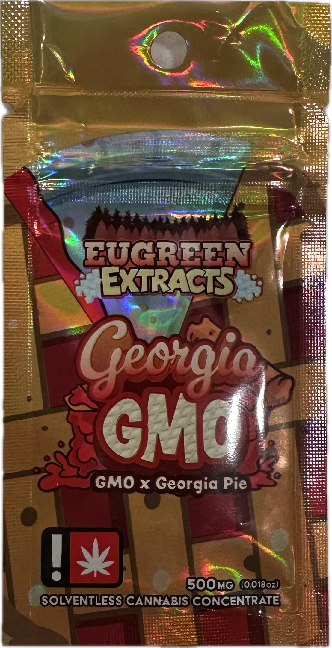 Photograph of product: Georgia GMO Live Rosin Cartridge