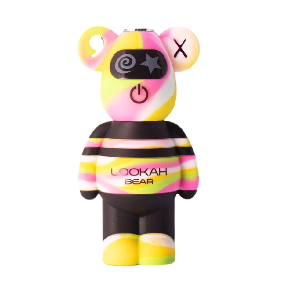 Photograph of product: Lookah Bear 500 mAh Variable Voltage 510 Battery | Pink TieDye