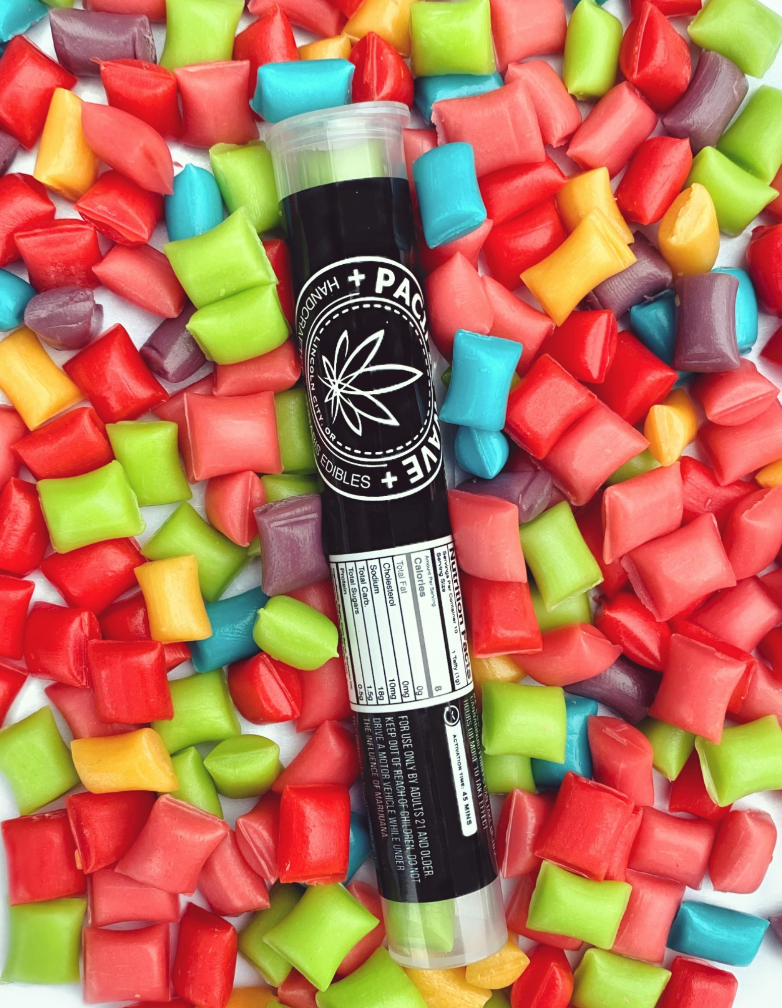 Photograph of product: Pacific Wave: Grape 10-Piece Taffy