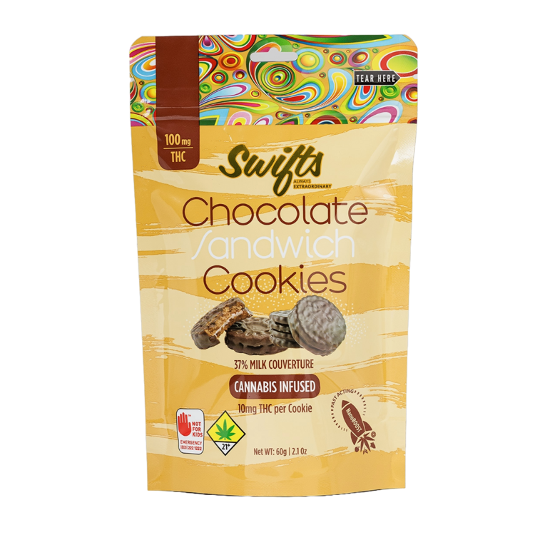 Photograph of product: 10pk Chocolate Sandwich Cookies gls