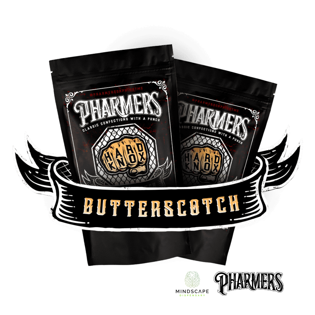 Photograph of product: Pharmers Hard Knox Butterscotch
