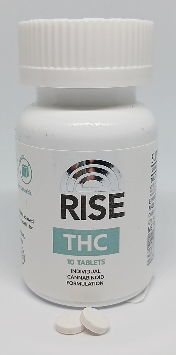Photograph of product: Thc Tablets | 200mg | Rise