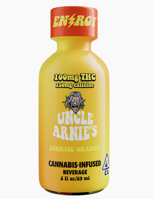 Photograph of product: UNCLE ARNIE'S - Drink - Sunrise Orange - Energy Shot - 100MG