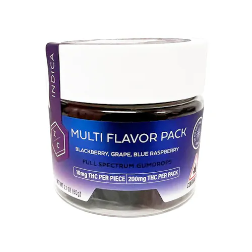 Photograph of product: ZCC | Multi Flavor Oui'd - Blackberry, Grape, Blue Raspberry, Gumdrops | 200mg TH-oui